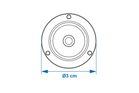 ProPlus 341217 ronde waterpas, diameter 3 cm