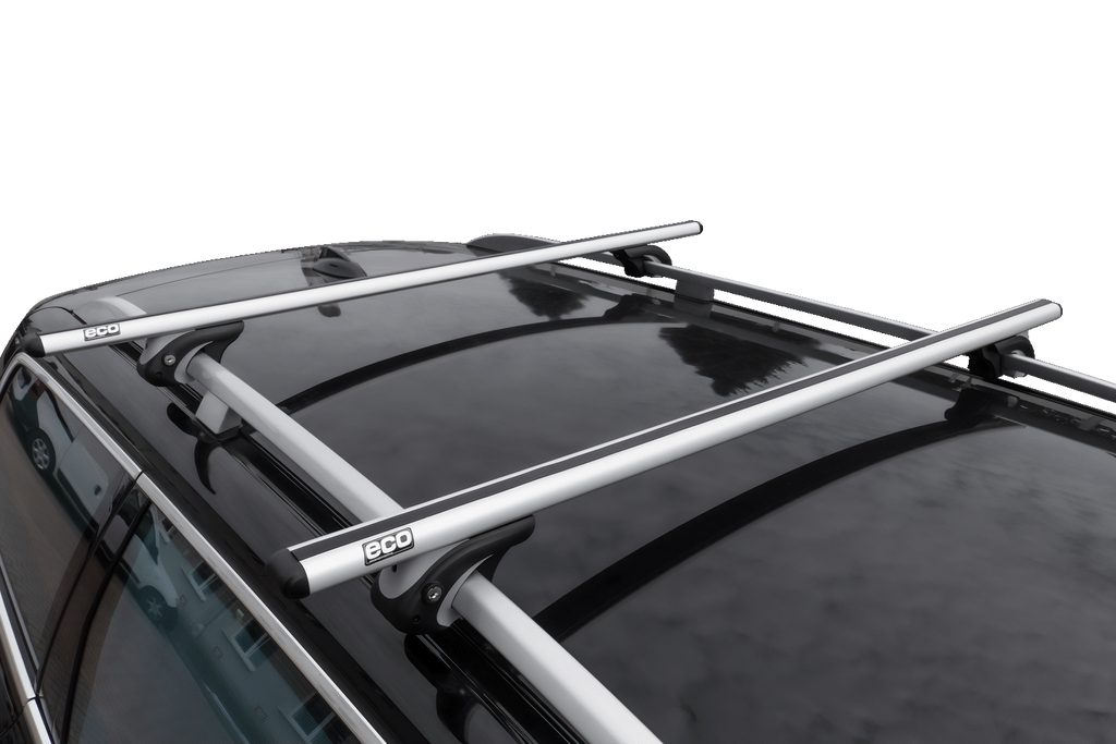  Eco Alubase 135 - universele aluminium dakdrager met rails en sloten