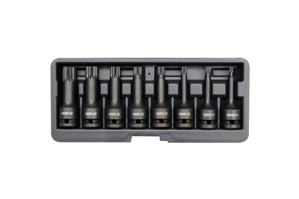 YATO YT-1069 8-delige Spline slagmoersleutelset