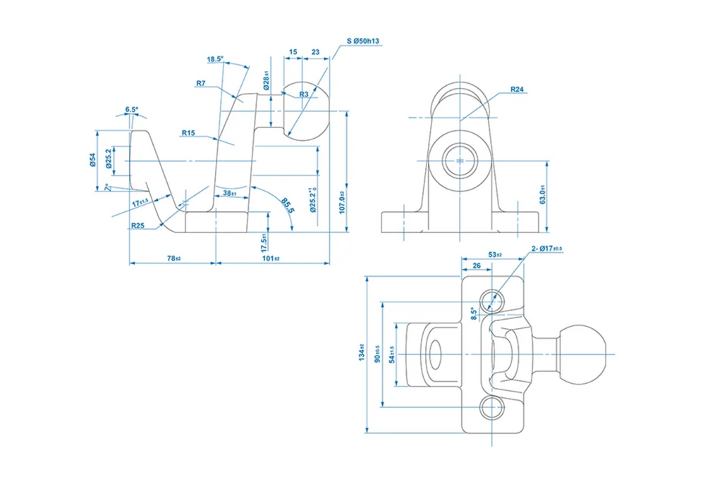 ProPlus 341216V01 trekhaakkogel met dubbele functie, 50 mm, 3500 kg