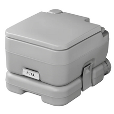 ProPlus 370415CR Draagbaar campingtoilet Grijs 10L/10L