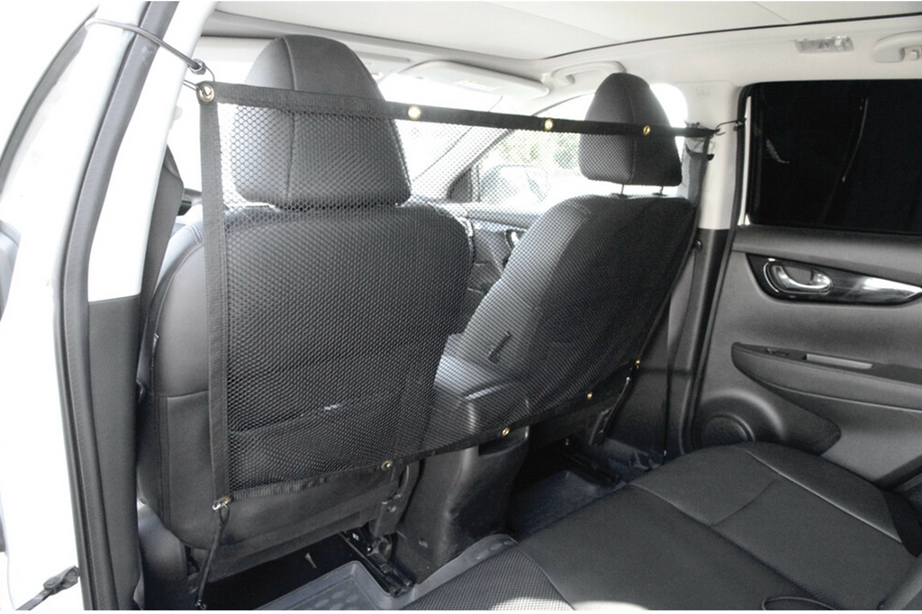 Hondenafscheiding LAMPA PET-2 gaasbarrière, bevestigd aan de voorstoelen, 115x65cm