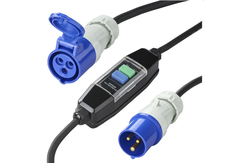 ProPlus 373589 CEE-adapterkabel met differentiaalschakelaar, 120 cm
