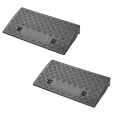 Set van twee ProPlus 361570 oprijplaten, rubberen oprijplaten 7 cm, 3000 kg