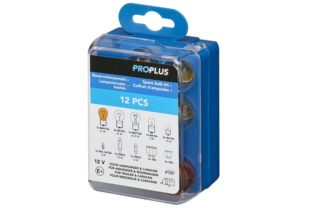 ProPlus 410065 12-delige reservelampenset voor camper, auto