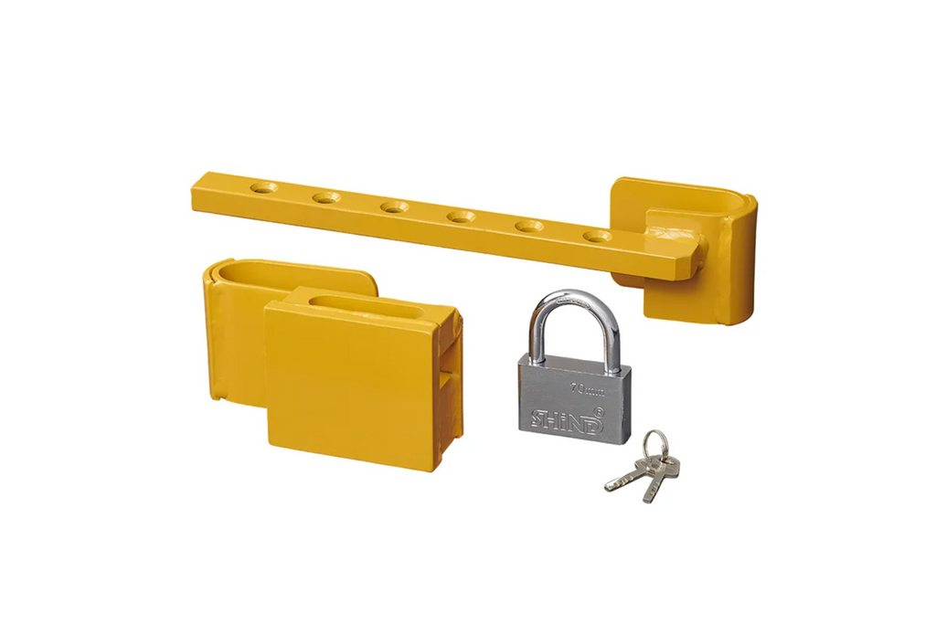 Diefstalbeveiliging voor containeroplegger ProPlus 381341V01, verstelbaar slot 23-42 cm