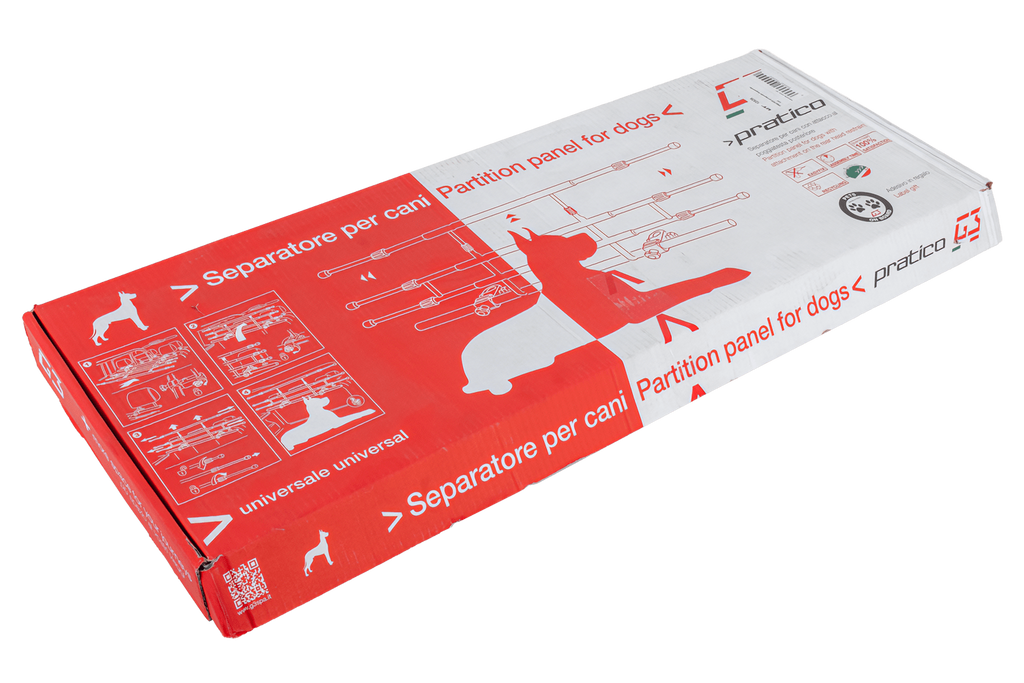 PRATICO kofferbakverdeler - staal 