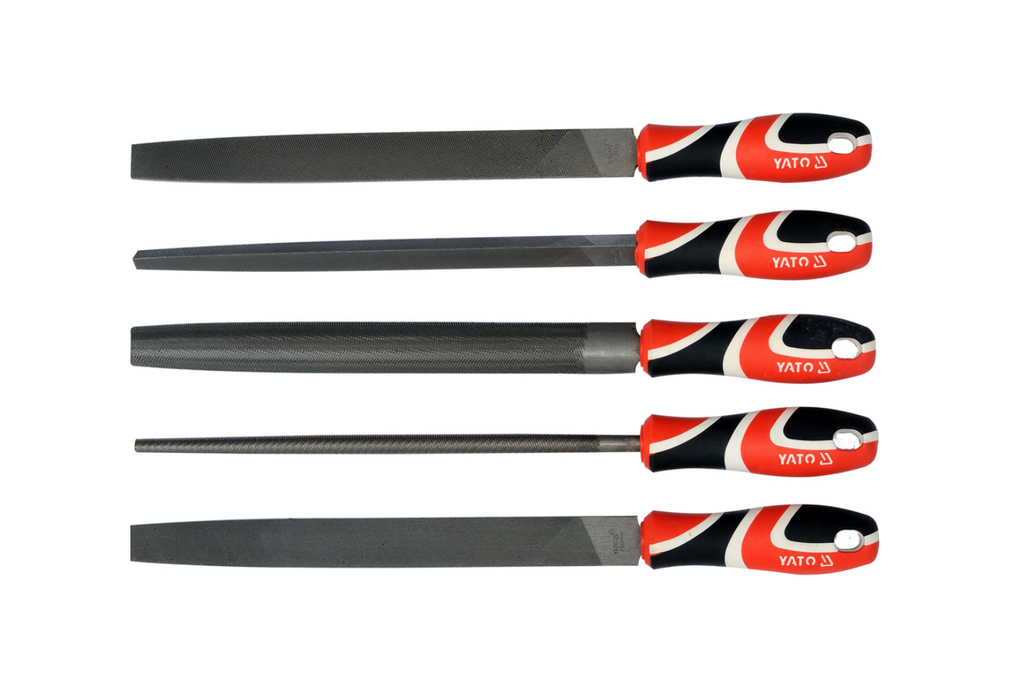 Set van 5 metalen vijlen YATO YT-6238 lengte 250 mm