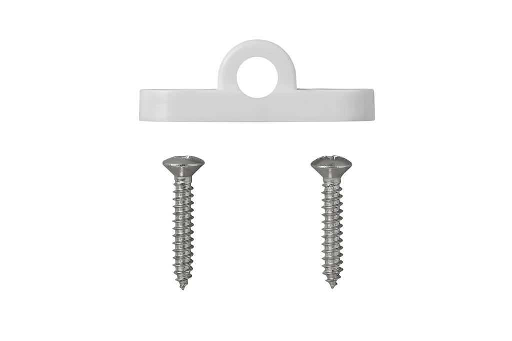 Set van drie horizontale plastic oogjes voor de ProPlus-luifel, bevestigingsbeugels voor het luifelframe.