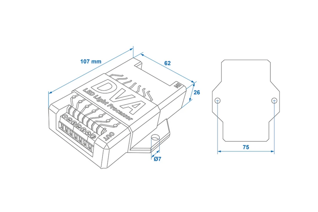 ProPlus 343128S LED-lichtcontroller voor aanhangers, CANBUS 12V-module