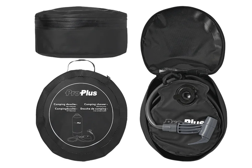 Draagbare reisdouche ProPlus 770407 mobiele douche met voetpomp 11 l