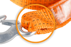 Sleepkabel met haken HERMON sleepkabel 4,5 m/50 mm/5 ton oranje