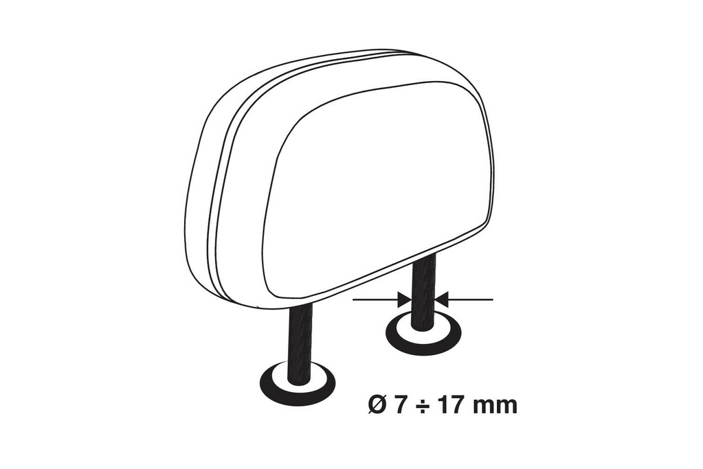 Kofferbakscheiding LAMP GRG-9 Compacte honden-/bagagerek 85-140cm