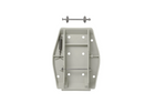 Set van vier ProPlus 361519 aanhangerstabilisatorsteunen met veer 20,5x27,5cm