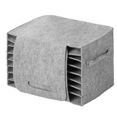 ProPlus 761475V01 camper bordenhouder, vilt, voor 10 borden