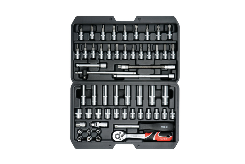 YATO YT-14501 1/4" gereedschapset 56 stuks.