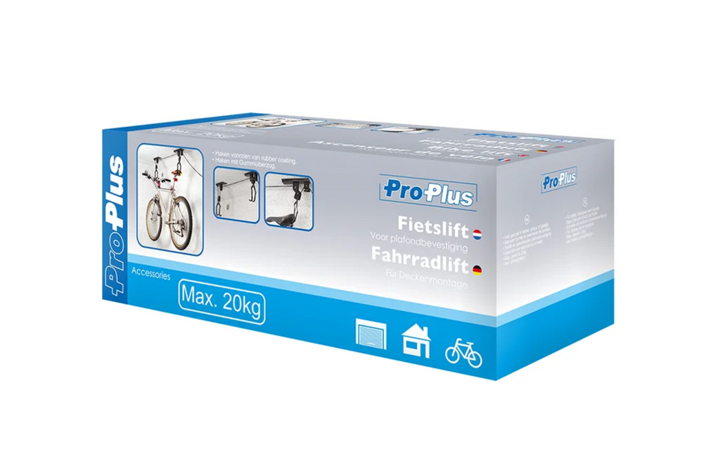 ProPlus 730915 Plafondfietsenhanger met automatische vergrendeling, draagvermogen 20 kg
