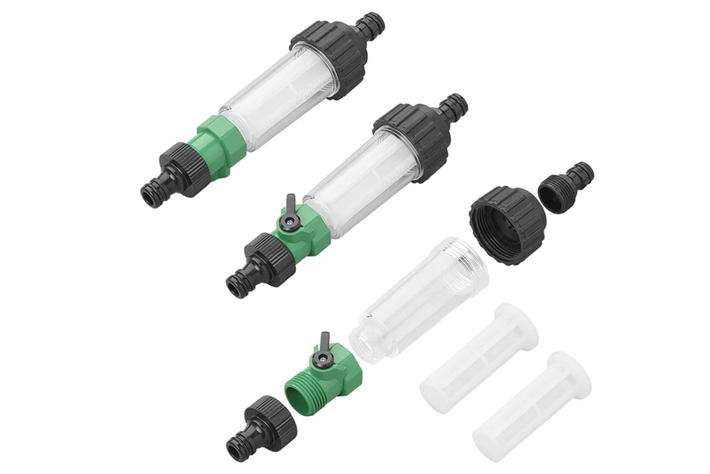 ProPlus 150770 kraan-/slangwaterfilter met universele aansluiting en extra filter.