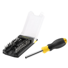 STANLEY MULTIBIT 34-delige schroevendraaierset met bits