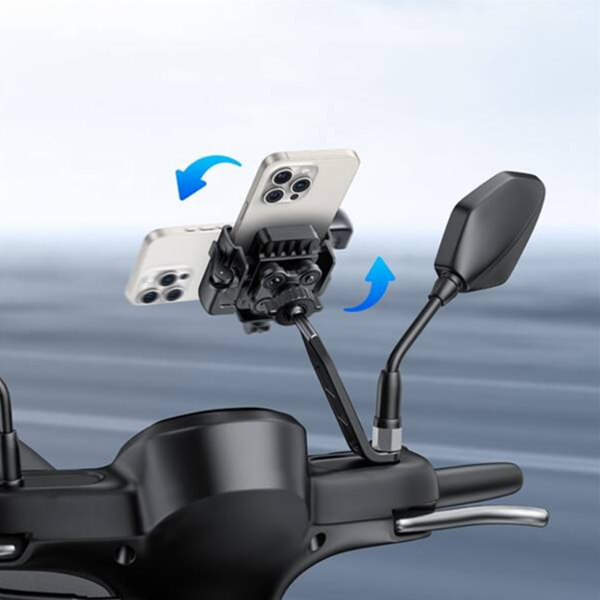 BASEUS GoTrip Series universele telefoonhouder voor fiets/motorfiets met spiegel