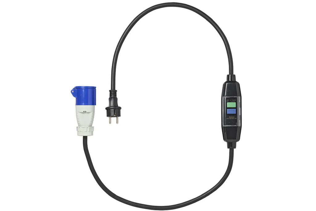 Schuko/CEE adapterkabel ProPlus 373589V01DE differentiële stroomonderbreker 150 cm