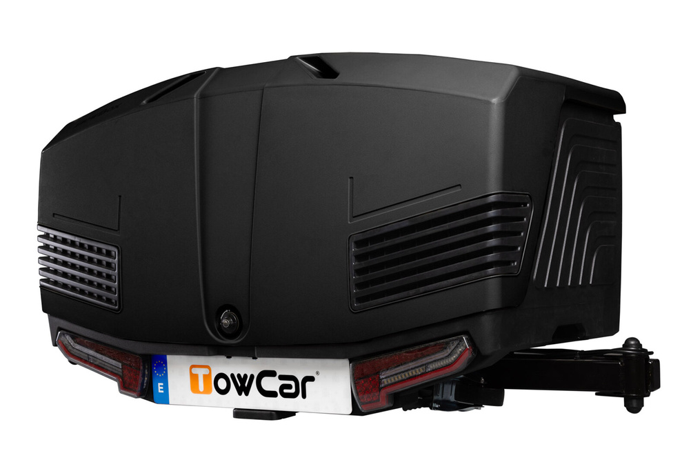 Towbox V3 Camper lang zwart - bagagebox voor op de trekhaak
