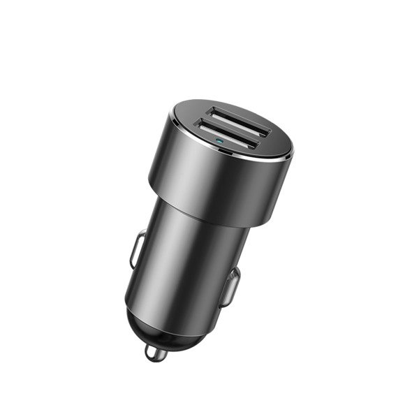 BASEUS hoogrendements autolader met 2x USB-poorten en 2x sigarettenaanstekeraansluiting, 80W