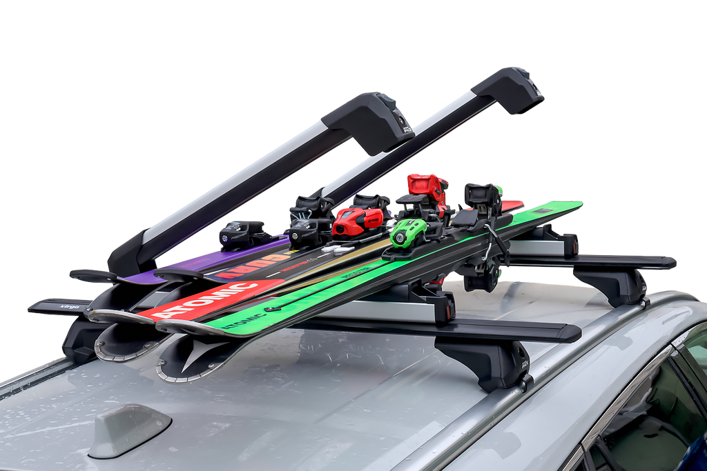 Inter Pack Frostline 4 - uitschuifbare aluminium houder voor 4 paar ski's of 2 snowboards