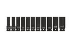 YATO YT-1054 lange slagdoppen 1/2" doppen, 11 stuks.