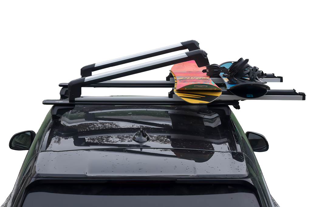 Inter Pack Frostline 6 - uitschuifbare aluminium houder voor 6 paar ski's of 4 snowboards