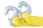 UNITRAILER sleepkabel met haken sleepband 5m/50mm/7,5t geel