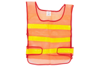 HERMON XXL oranje reflecterend vest met klittenbandsluiting aan de zijkant