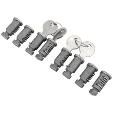 Atera slot- en sleutelset (8 stuks + 2 sleutels) 083012