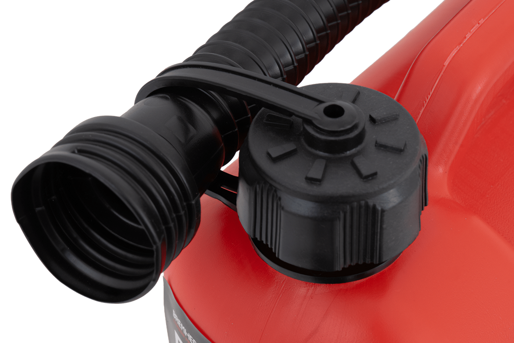 5L HERMON plastic jerrycan met trechter, rood