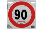 Reflecterende sticker LAMP snelheidslimiet 90 km/u bord B-33