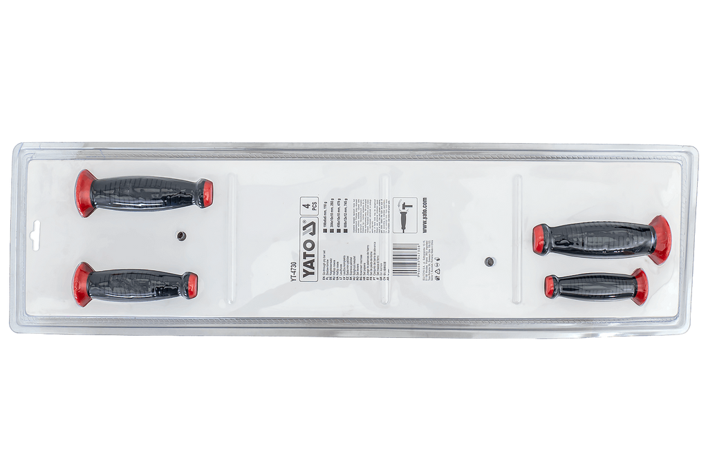 YATO YT-4730 koevoeten met handvat, set van 4.