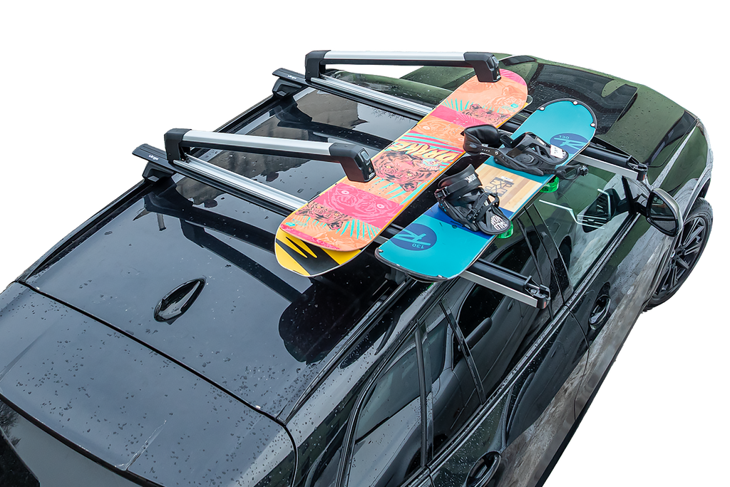 Inter Pack Frostline 6 - uitschuifbare aluminium houder voor 6 paar ski's of 4 snowboards