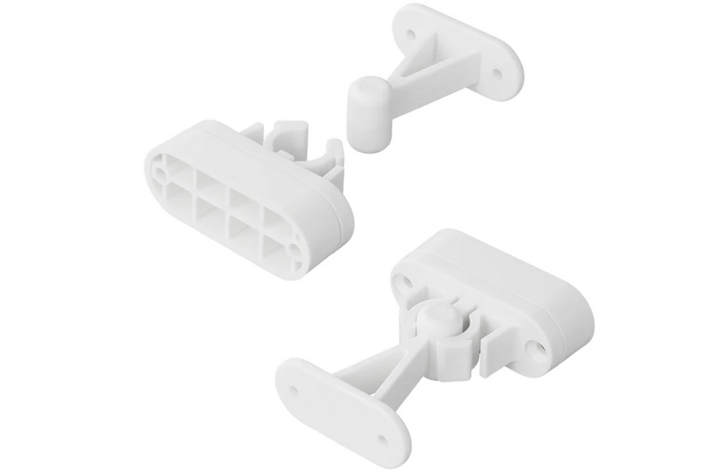Caravan-/camperdeurvergrendeling ProPlus 362622V02 witte veerbelaste handgreep voor het vasthouden van de deur