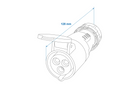 CEE 16A 230V ProPlus 373502 extern stopcontact met verwijderbare behuizing