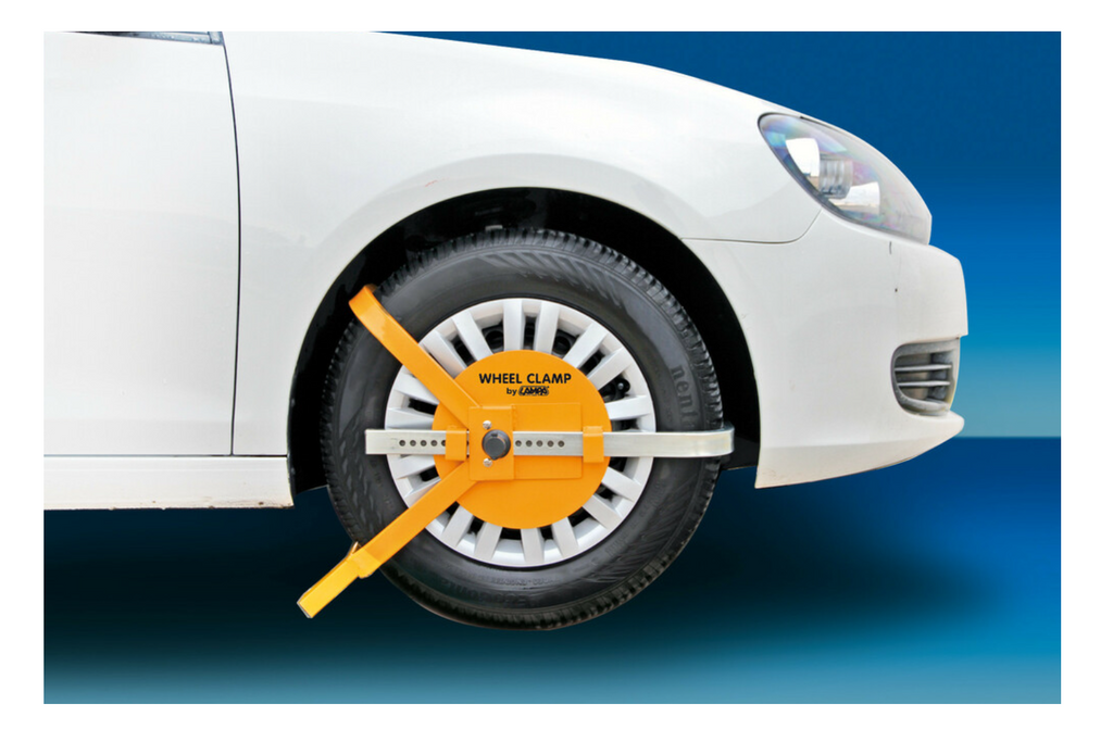 Wielvergrendeling LAMP WHEEL CLAMP antidiefstalbeveiliging voor wielen van 13–18 inch