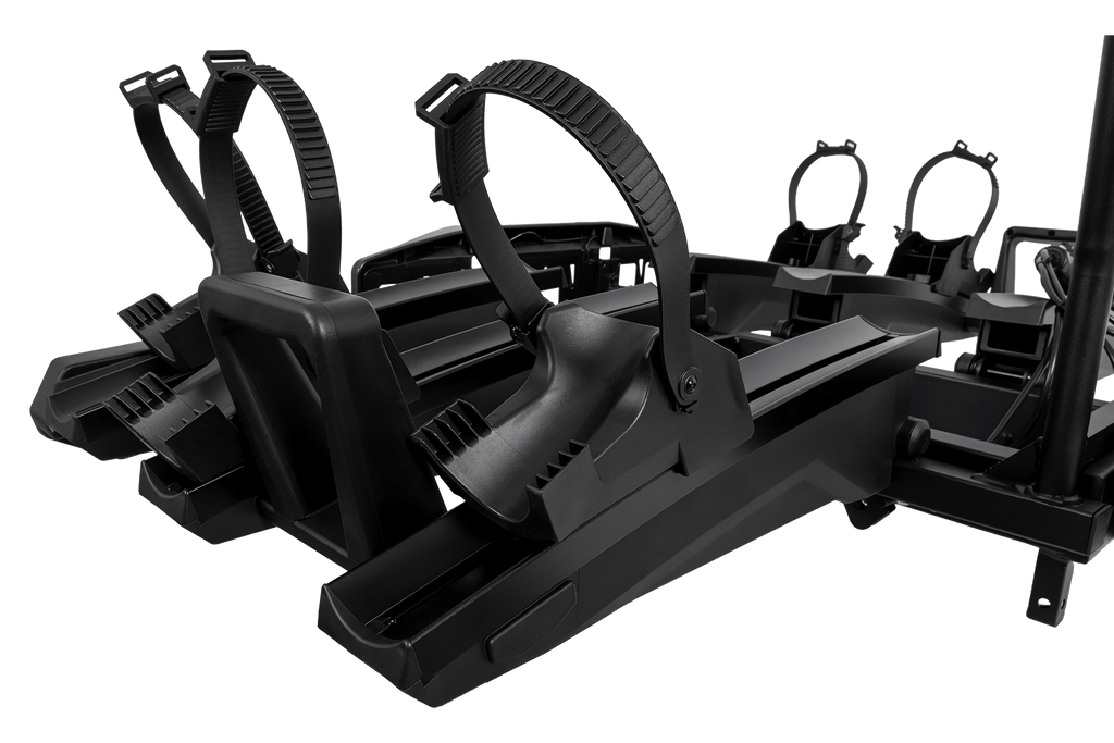 Inter Pack Velox 3 LED - opvouwbare fietsendrager voor op de trekhaak, geschikt voor 3 fietsen, met LED-verlichting