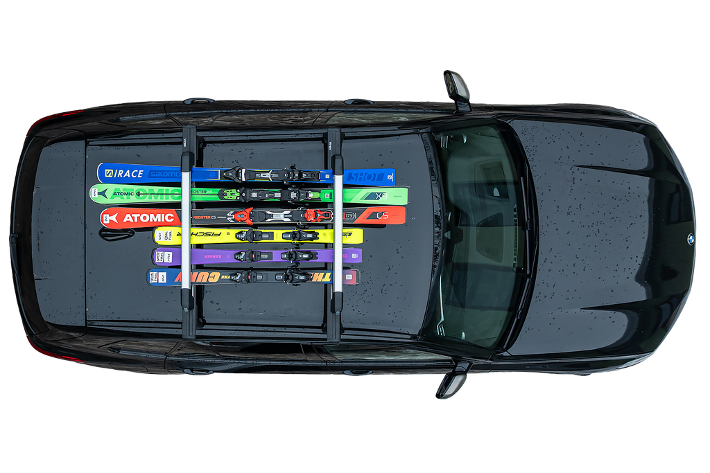 Inter Pack Frostline 6 - uitschuifbare aluminium houder voor 6 paar ski's of 4 snowboards