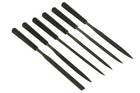 Set van zes STANLEY 0-22-500 naaldvijlen, lengte 160 mm