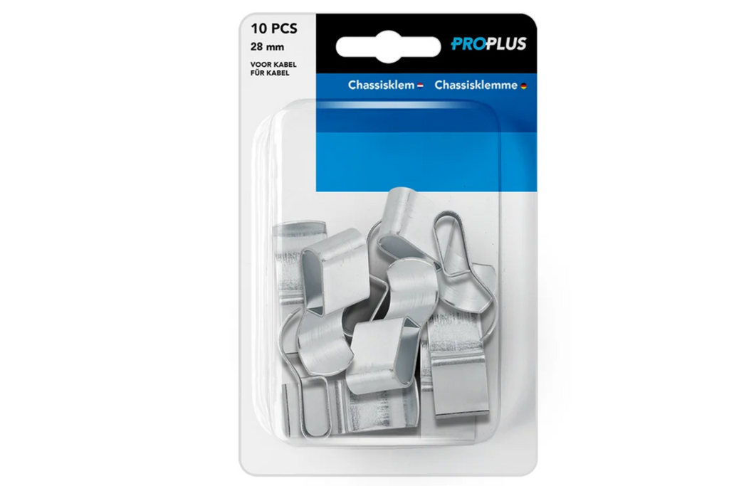 Montagebeugels voor elektrische installatie van aanhangers ProPlus 343154S kabelklemmen 31 mm