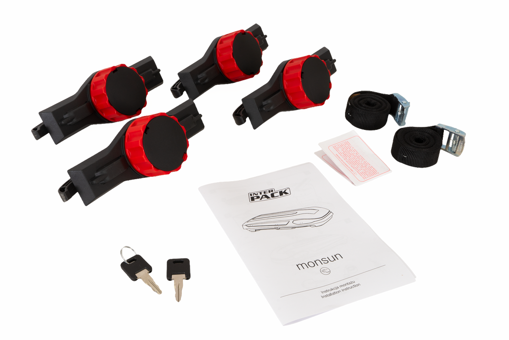 Inter Pack Monsun L dakkoffer, matzwart