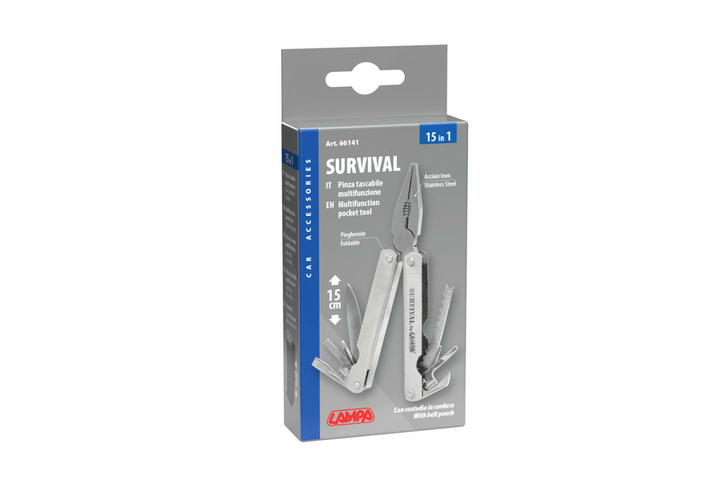 LAMPA 66141 Multitool 15-in-1, zakformaat