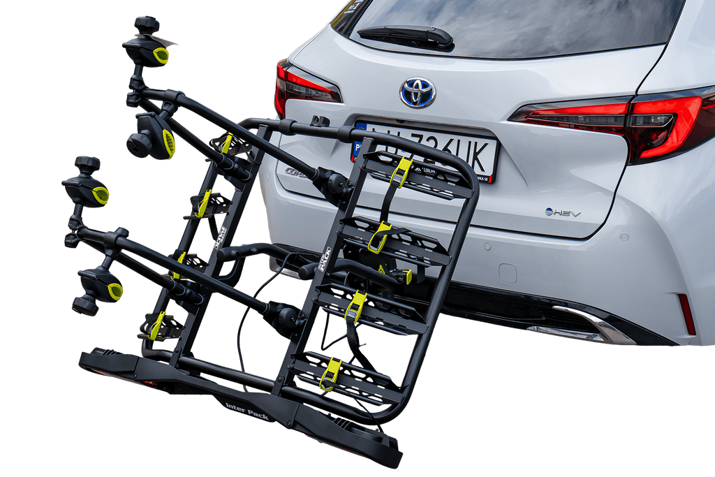 Inter Pack Quattro 13-polige fietsendrager voor op de trekhaak