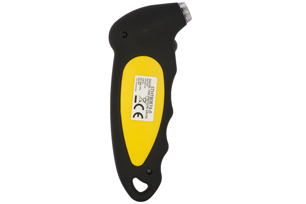 STANLEY digitale bandenspanningsmeter voor auto's, meetbereik 0-6,2 bar.