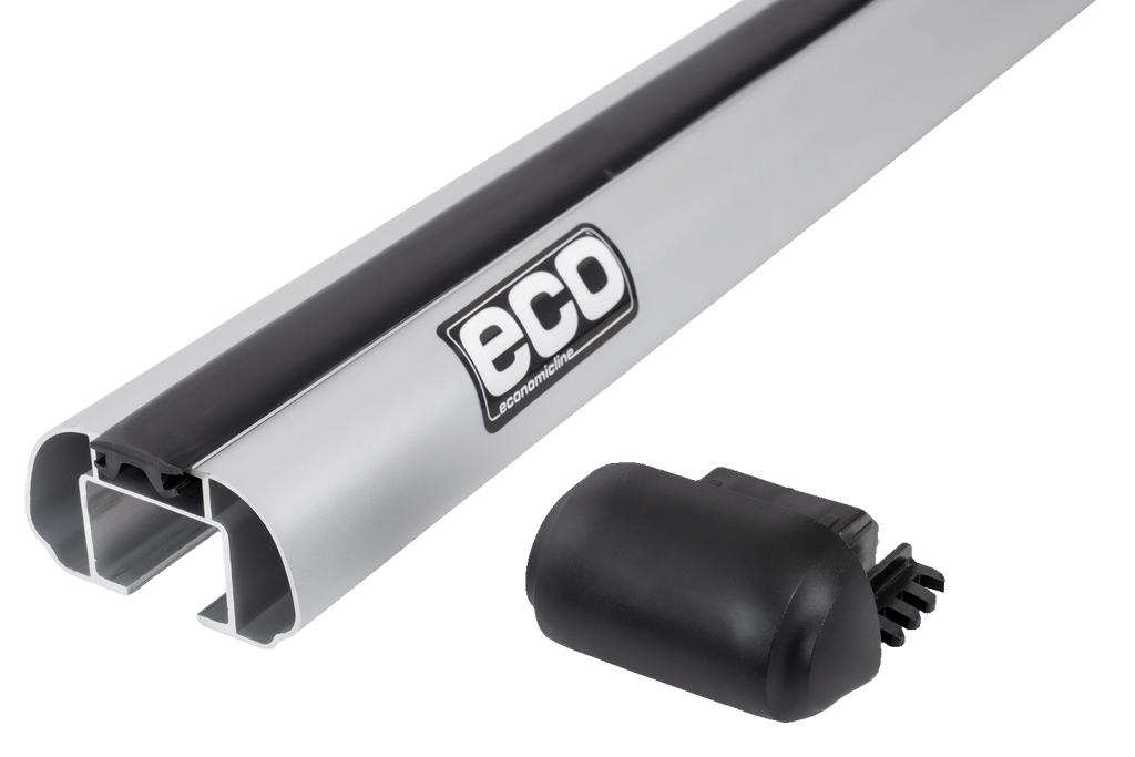  Eco Alubase 135 - universele aluminium dakdrager met rails en sloten