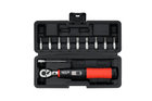 YATO 1/4" 5–25Nm momentsleutelset, 11 stuks